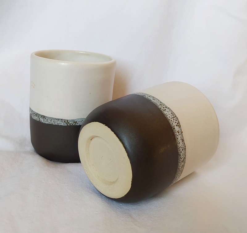 tasse en grès sans anse tourné à la main à st rémy