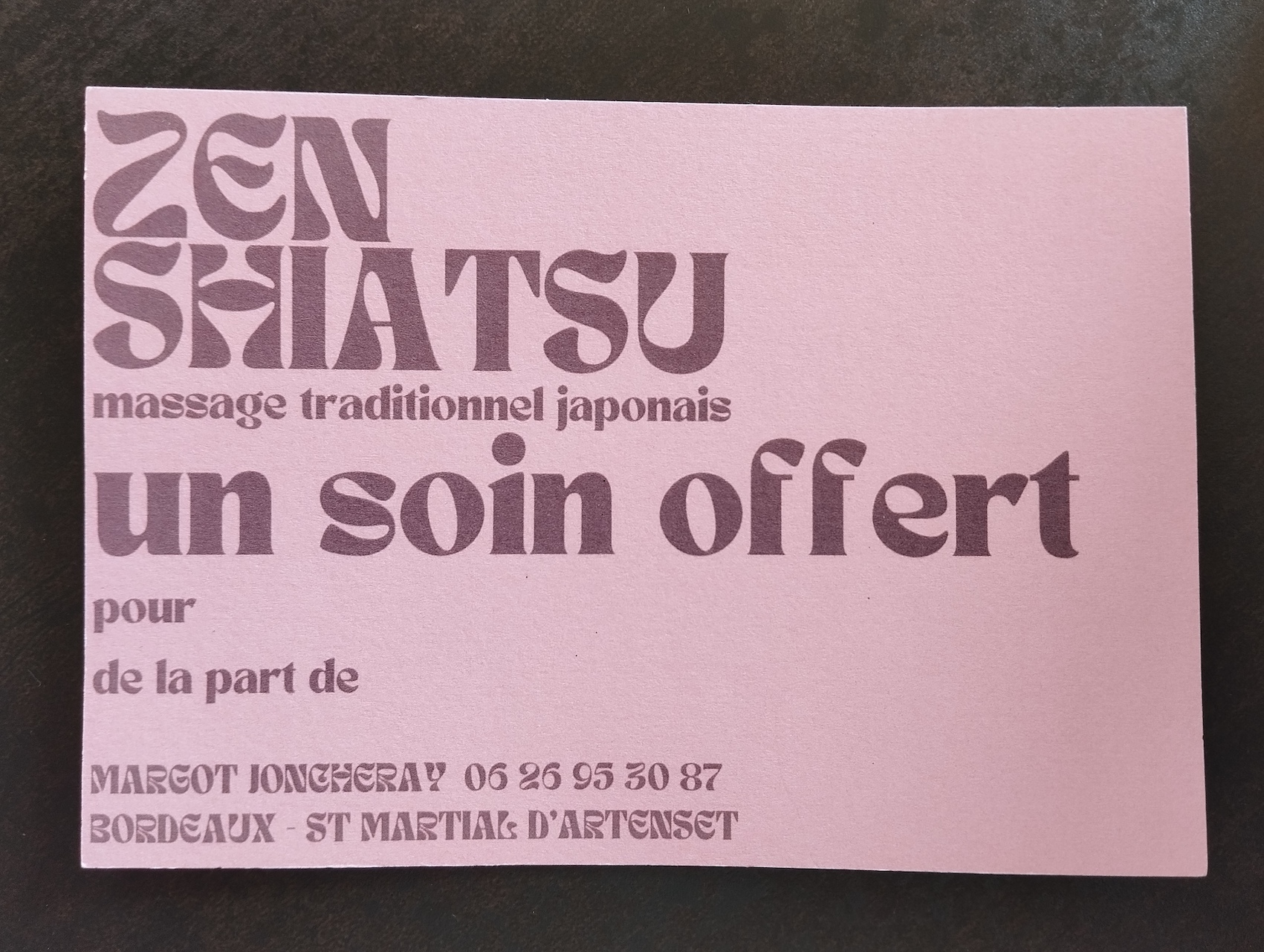 soin de 45 min shiatsu